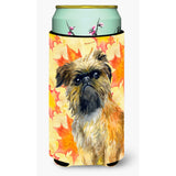 Caroline'S Treasures Brussels Griffon Fall Decorative Can Hugger, Tall Boy, Multicolor