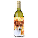 Caroline'S Treasures Jack Russell Terrier Fall Decorative Bottle Hugger, 750Ml, Multicolor