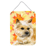 Caroline'S Treasures Cairn Terrier Fall Metal Print, 16 X 12, Multicolor