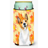 Caroline'S Treasures Basenji Fall Decorative Can Hugger, Tall Boy, Multicolor
