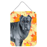 Caroline'S Treasures Cane Corso Fall Metal Print, 16 X 12, Multicolor