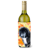 Caroline'S Treasures Newfoundland Puppy Fall Decorative Bottle Hugger, 750Ml, Multicolor