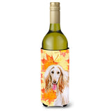 Caroline'S Treasures Afghan Hound Fall Decorative Bottle Hugger, 750Ml, Multicolor