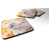 Caroline'S Treasures Bichon Frise #2 Fall Decorative Coasters, Multicolor