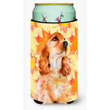Caroline'S Treasures Cocker Spaniel Fall Decorative Can Hugger, Tall Boy, Multicolor