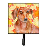 Caroline'S Treasures Red Dachshund Fall Wall Hook, Small, Multicolor