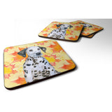 Caroline'S Treasures Dalmatian Puppy Fall Decorative Coasters, Multicolor