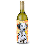 Caroline'S Treasures Dalmatian Puppy Fall Decorative Bottle Hugger, 750Ml, Multicolor