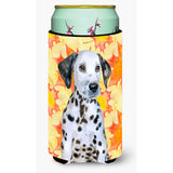 Caroline'S Treasures Dalmatian Puppy Fall Decorative Can Hugger, Tall Boy, Multicolor