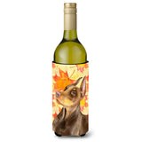 Caroline'S Treasures Doberman Pinscher Fall Decorative Bottle Hugger, 750Ml, Multicolor