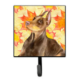 Caroline'S Treasures Doberman Pinscher Fall Wall Hook, Small, Multicolor