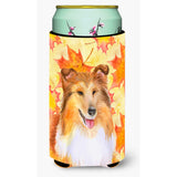 Caroline'S Treasures Sheltie Fall Decorative Can Hugger, Tall Boy, Multicolor