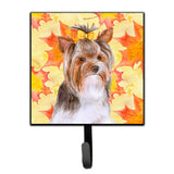 Caroline'S Treasures Yorkshire Terrier #2 Fall Wall Hook, Small, Multicolor