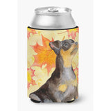 Caroline'S Treasures Miniature Pinscher #2 Fall Decorative Can Hugger, Multicolor