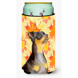 Caroline'S Treasures Miniature Pinscher #2 Fall Decorative Can Hugger, Tall Boy, Multicolor