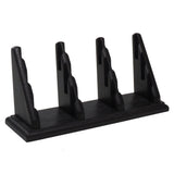 Wooden Mallet 9 Pocket Countertop Business Card Holder, Black