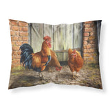 Caroline'S Treasures Rooster And Chickens By Daphne Baxter Fabric Standard Pillowcase Bdba0056Pillowcase, Multicolor