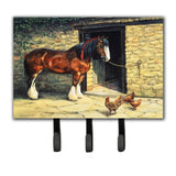 Caroline'S Treasures Horse And Chickens By Daphne Baxter Leash Or Key Holder Bdba0087Th68, Triple, Multicolor
