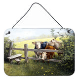 Caroline'S Treasures Cows In A Buttercup Meadow Wall Or Door Hanging Prints Bdba0103Ds812, 8Hx12W