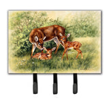 Caroline'S Treasures Deer By Daphne Baxter Leash Or Key Holder Bdba0116Th68, Triple