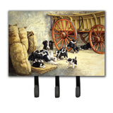 Caroline'S Treasures Bdba0118Th68 Border Collie Dog Litter Leash Or Key Holder, Large, Multicolor