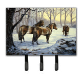 Caroline'S Treasures Horses In Snow By Daphne Baxter Leash Or Key Holder Bdba0122Th68, Triple