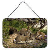 Caroline'S Treasures Rabbit Hole Wall Or Door Hanging Prints Bdba0136Ds812, 8Hx12W, Multicolor