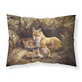 Caroline'S Treasures Family Foxes By The Den Fabric Standard Pillowcase Bdba0169Pillowcase, Multicolor