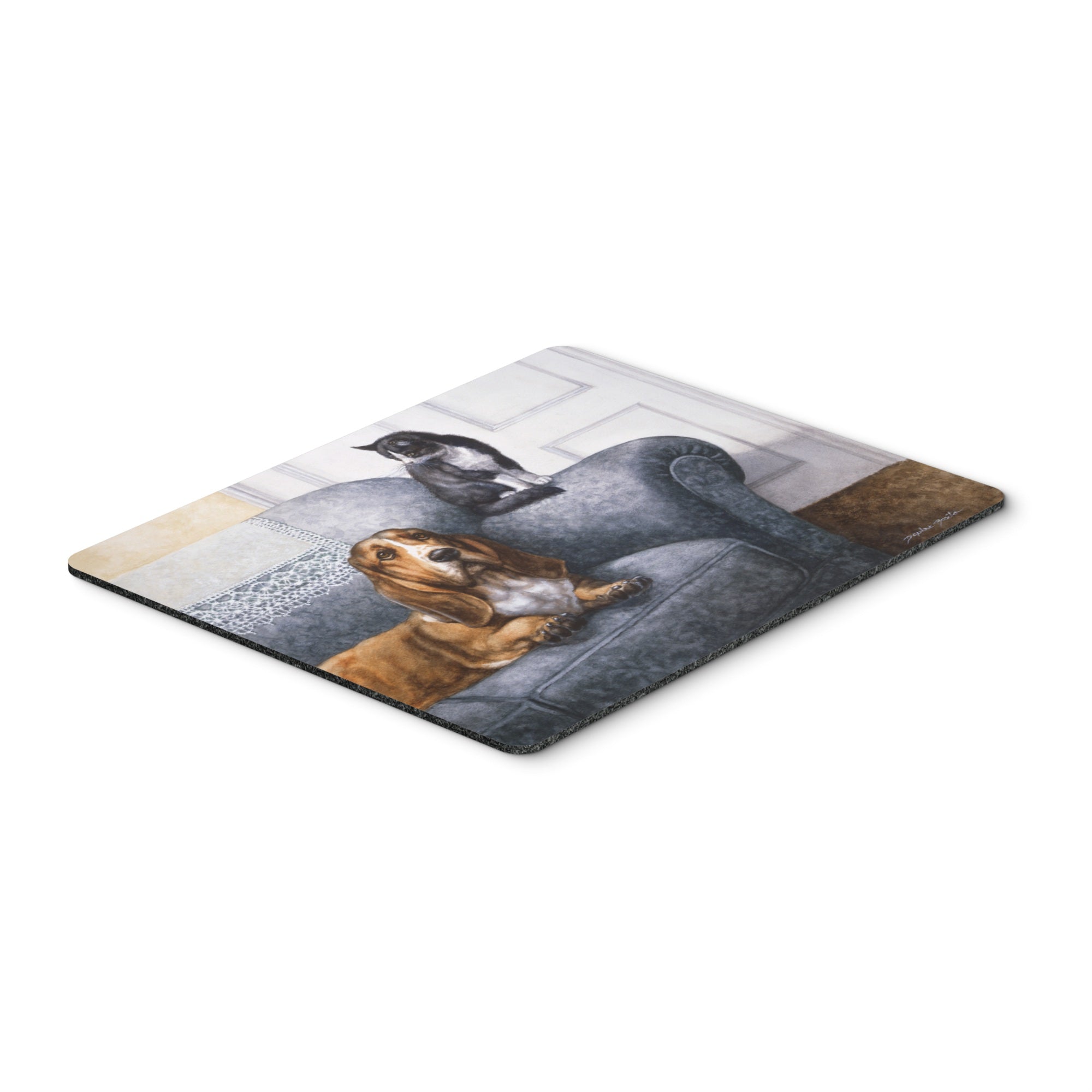 Caroline'S Treasures Desk Artwork Mouse Pad , Multicolor , 7.75X9.25 (Bdba0182Mp)