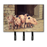Caroline'S Treasures Pigs Piglets By Daphne Baxter Leash Or Key Holder Bdba0225Th68, Triple, Multicolor