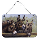 Caroline'S Treasures Donkeys By Daphne Baxter Wall Or Door Hanging Prints Bdba0235Ds812, 8Hx12W