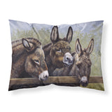 Caroline'S Treasures Donkeys By Daphne Baxter Fabric Standard Pillowcase Bdba0235Pillowcase, Multicolor