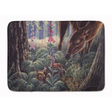 Caroline'S Treasures Doe And Fawn Deer Floor Mat, 19 X 27, Multicolor