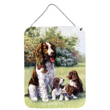 Caroline'S Treasures Springer Spaniels By Daphne Baxter Wall Or Door Hanging Prints Bdba0288Ds1216, 16Hx12W, Multicolor