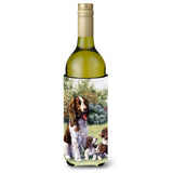 Caroline'S Treasures Springer Spaniels By Daphne Baxter Wine Bottle Koozie Hugger, 750Ml, Multicolor