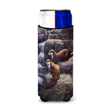 Caroline'S Treasures Bdba0293Muk Otters By The Waterfall By Daphne Baxter Ultra Beverage Insulators For Slim Cans, Mul