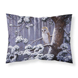 Caroline'S Treasures Owl On A Tree Branch In The Snow Fabric Standard Pillowcase Bdba0303Pillowcase, Multicolor