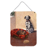 Caroline'S Treasures Dalmatian Somebody Is In My Bed Wall Or Door Hanging Prints Bdba0305Ds1216, 16Hx12W, Multicolor