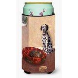 Caroline'S Treasures Dalmatian Somebody Is In My Bed Tall Boy Koozie Hugger, Multicolor