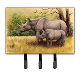 Caroline'S Treasures Rhinoceros By Daphne Baxter Leash Or Key Holder Bdba0306Th68, Triple