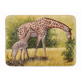Caroline'S Treasures Giraffes By Daphne Baxter Floor Mat, 19 X 27, Multicolor