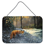 Caroline'S Treasures Fox On The Hunt Wall Or Door Hanging Prints Bdba0347Ds812, 8Hx12W