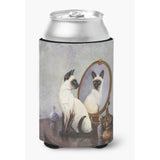 Caroline'S Treasures Bdba0360Cc Siamese Reflection By Daphne Baxter Can Or Bottle Hugger, Multicolor