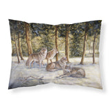 Caroline'S Treasures Wolves By Daphne Baxter Fabric Standard Pillowcase Bdba0371Pillowcase, Multicolor