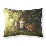 Caroline'S Treasures Foxes Resitng Under The Tree Fabric Standard Pillowcase Bdba0382Pillowcase, Multicolor