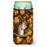 Caroline'S Treasures Bdba0388Tbc Autumn Grey Squirrel By Daphne Baxter Tall Boy Beverage Insulator Hugger, Multicolor,