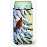 Caroline'S Treasures Bdba0415Tbc Red Cardinal By Daphne Baxter Tall Boy Hugger Cold-Beverage-Koozies, Multicolor