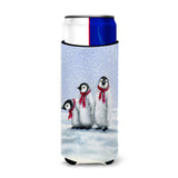 Caroline'S Treasures Bdba0419Muk Penguins By Daphne Baxter Ultra Beverage Insulators For Slim Cans, Multicolor