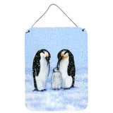 Caroline'S Treasures Penguin Family By Daphne Baxter Wall Or Door Hanging Prints Bdba0427Ds1216, 16H X 12W, Multicolor