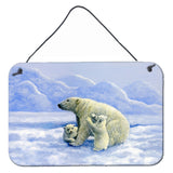 Caroline'S Treasures Polar Bears By Daphne Baxter Wall Or Door Hanging Prints Bdba0428Ds812, 8Hx12W, Multicolor